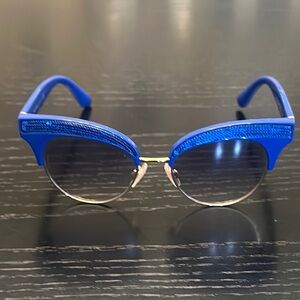 Dolce & Gabbana Blue Cat-Eye Sunglasses